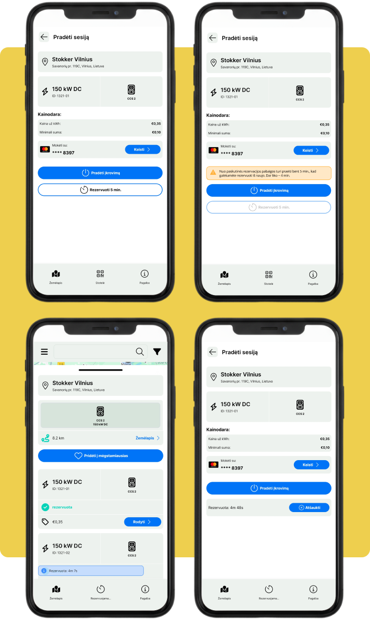 Jungties rezervavimo instrukcija.