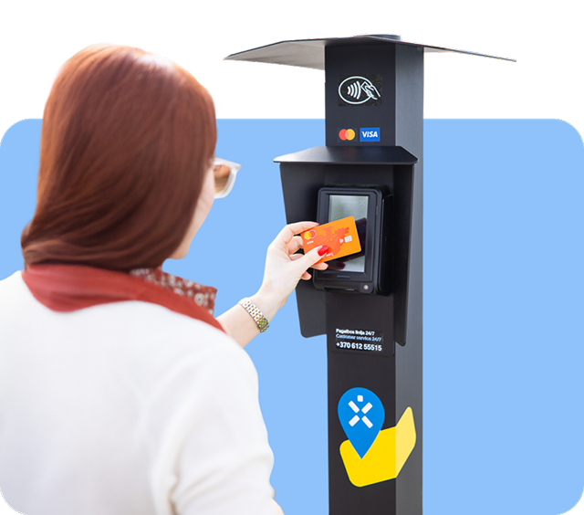 Elektromobilio įkrovimas terminale