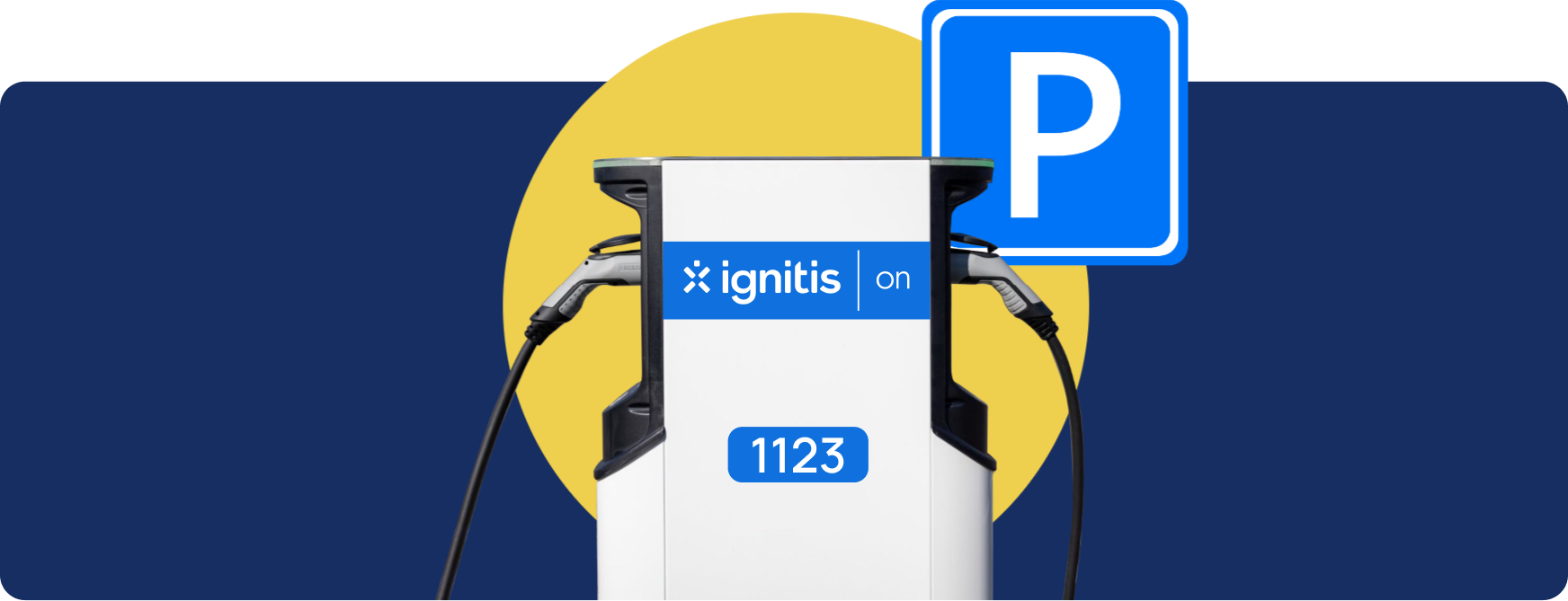 Ignitis ON greito įkrovimo stotelė su nauja numeracija.