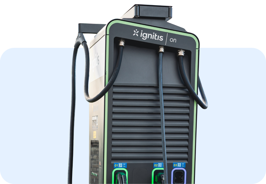 Greito įkrovimo Ignitis ON stotelė / DC