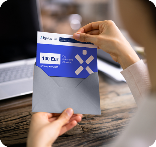 Ignitis ON dovanų kuponas