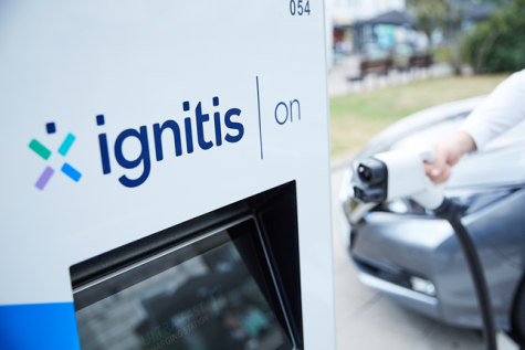 Ignitis ON greito įkrovimo stotelė