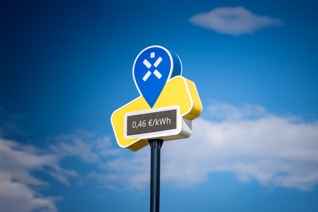 Ignitis ON įkrovimo stotelių kainos švieslentė