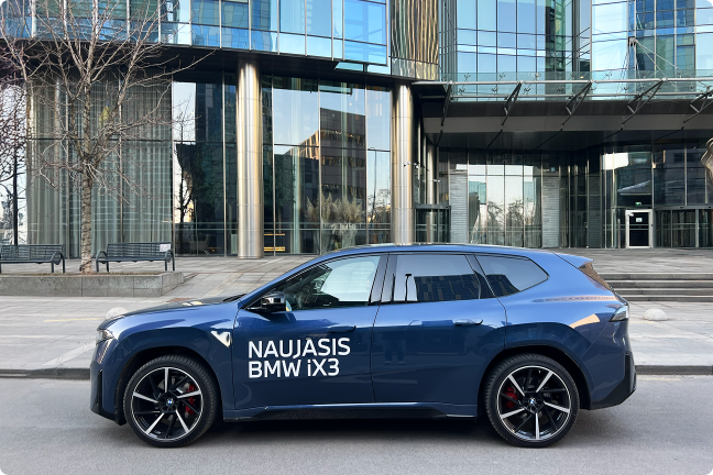 BMW „iX3 Neue Klasse“ elektromobilis.