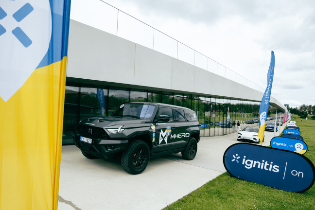 Ignitis ON elektromobilių varžybų 2026 m. akimirka.