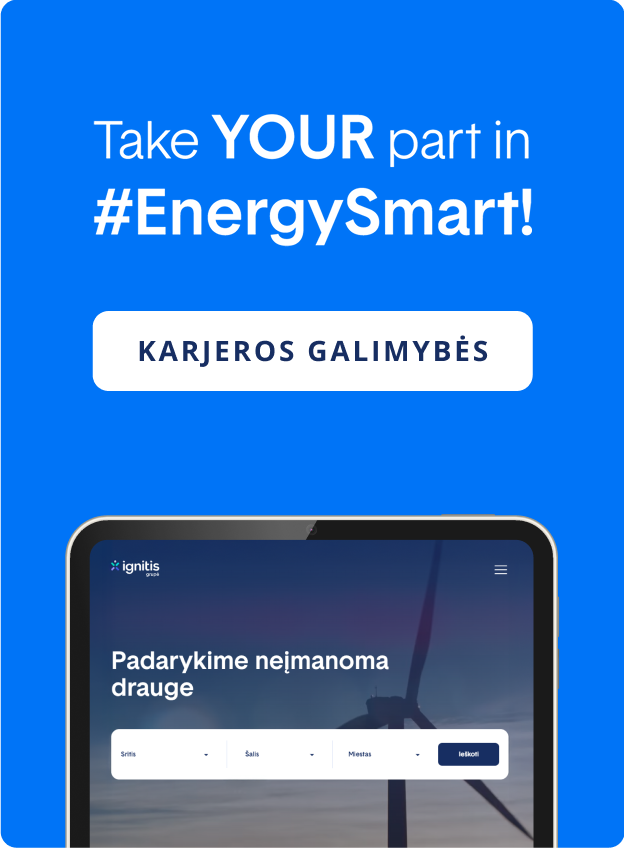 Karjeros galimybės baneris