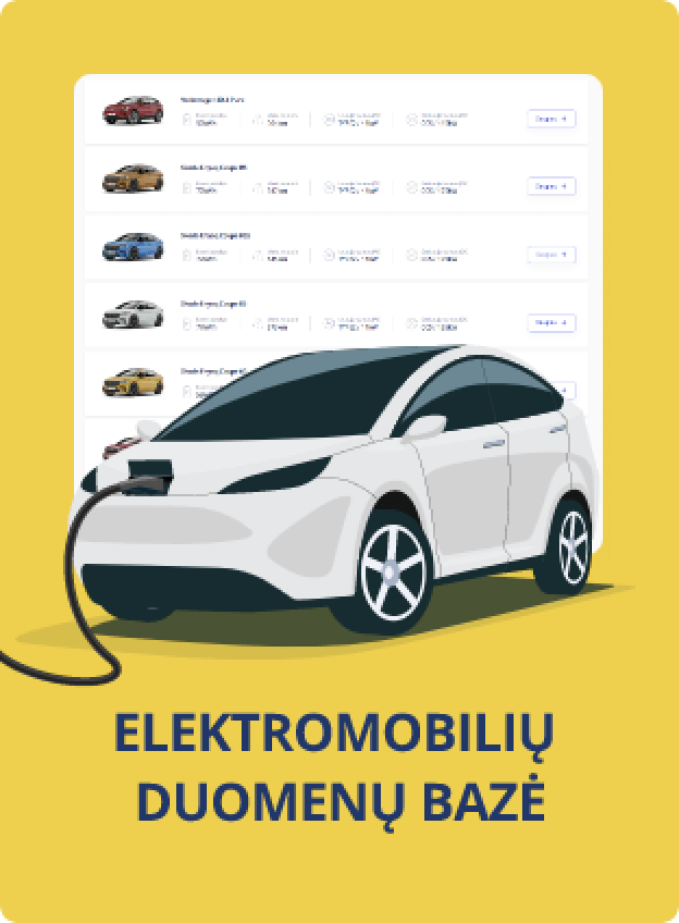 Ignitis ON elektromobilių duomenų bazė