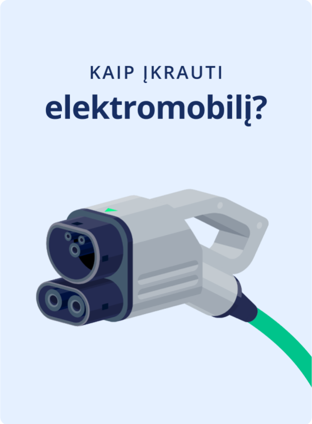 Kaip įsikrauti elektromobilį?