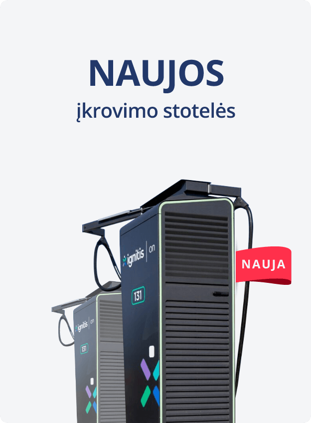 Naujos Ignitis ON įkrovimo stotelės